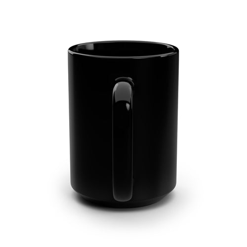 Finnish Phrase Black Coffee Mug — “Ei tää tästâ ainakaan pahene” 15oz
